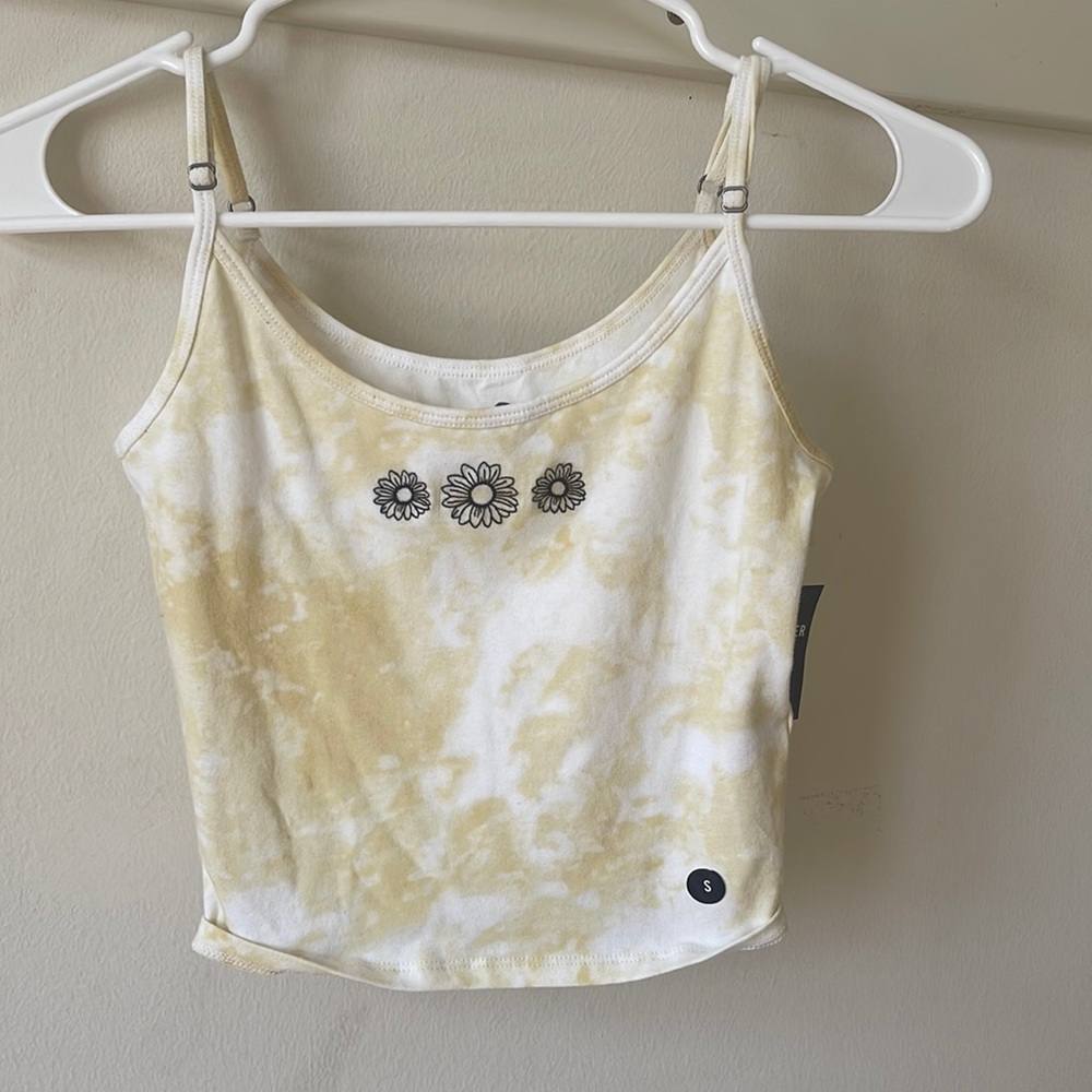 Hollister flower crop top